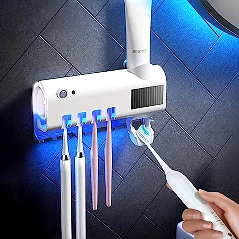 Multifunction Wall Mounted Toothbrush Sanitizer