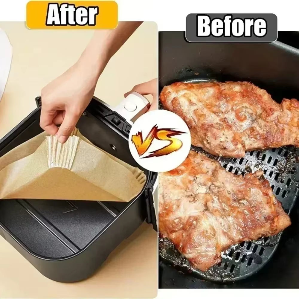 50/30 Disposable Non-Stick paper air fryer molds 