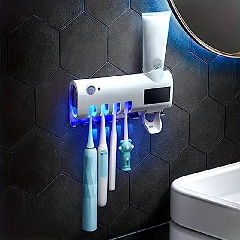 Multifunction Wall Mounted Toothbrush Sanitizer