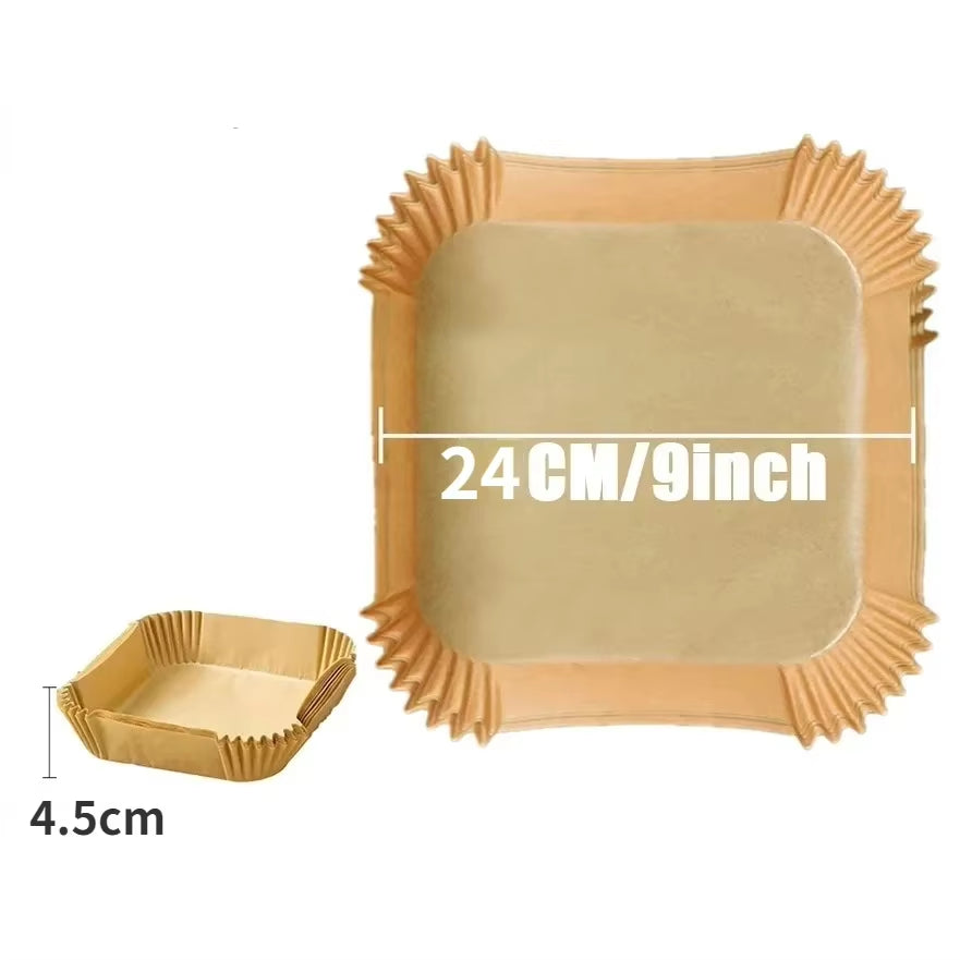 50/30 Disposable Non-Stick paper air fryer molds 