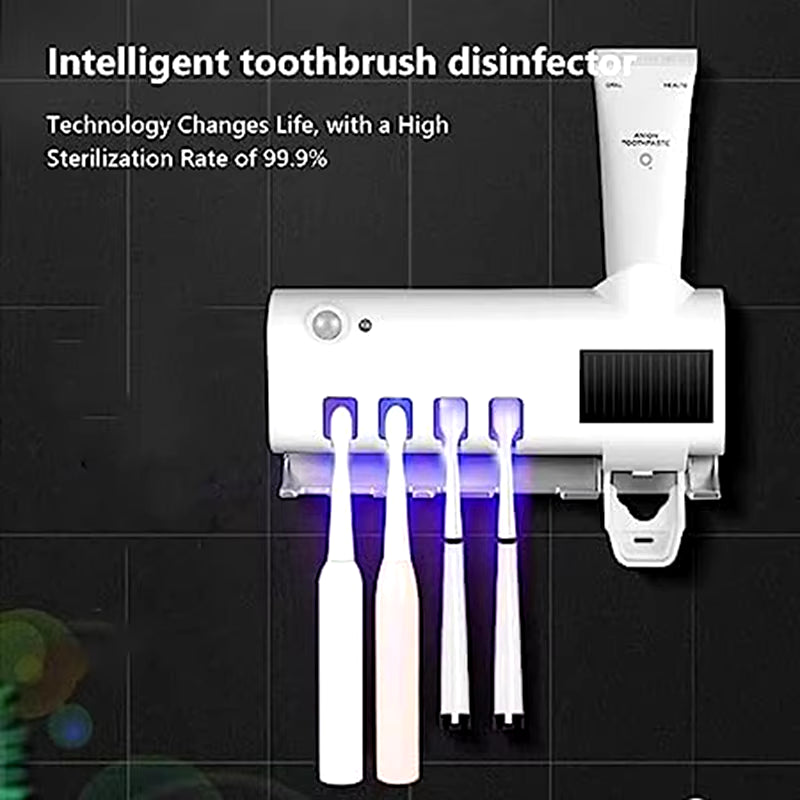 Multifunction Wall Mounted Toothbrush Sanitizer